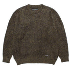 MIX MOHAIR CREW NECK SWEATER #KHAKI [26FW-WMK-KN03]