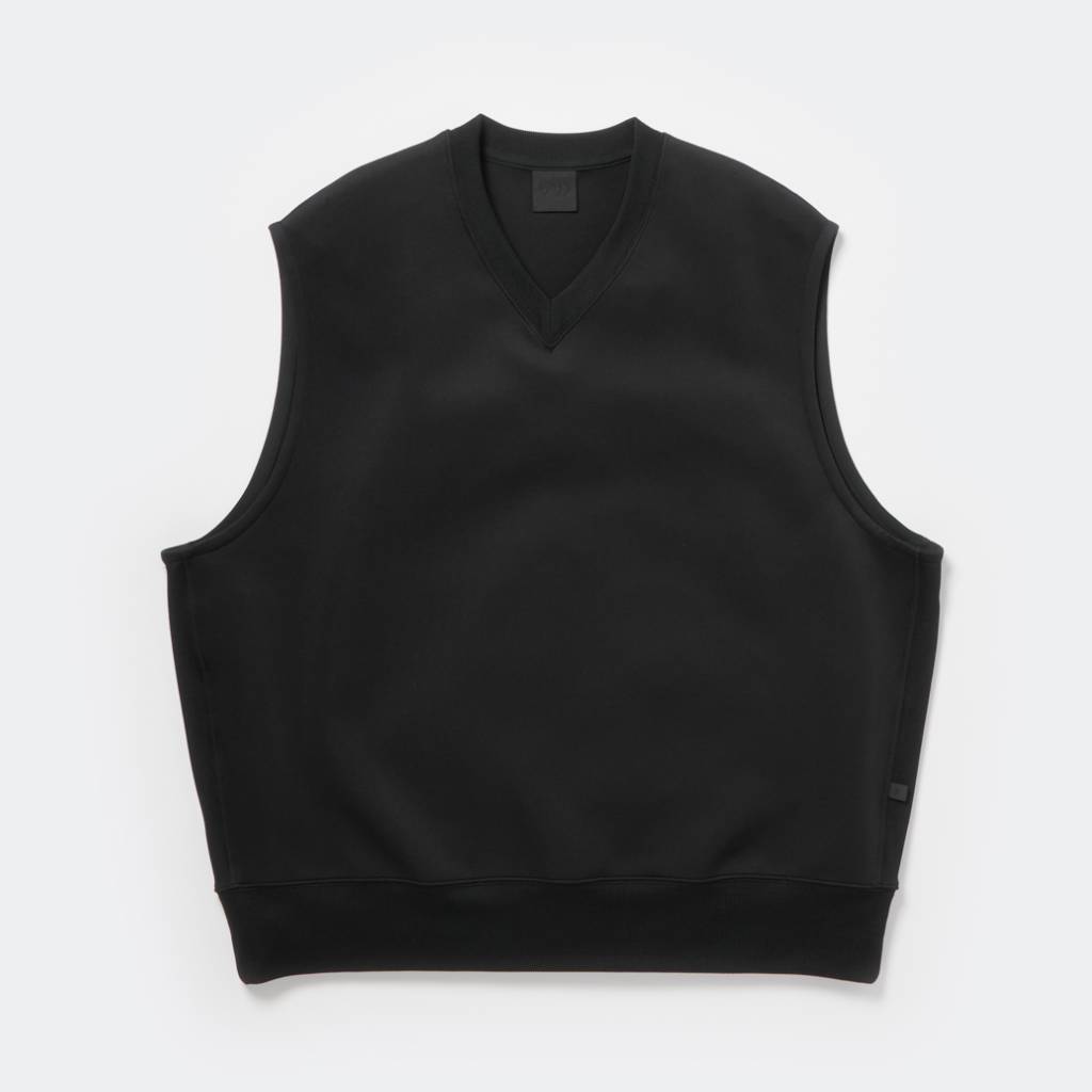 TECH SCUBA KNIT VEST #BLACK [BE-42026]