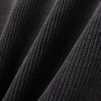 CHENILLE COTTON CREWNECK LENS SWEATER #BLACK 999 [21CMKN196A-005558G-26FWP]