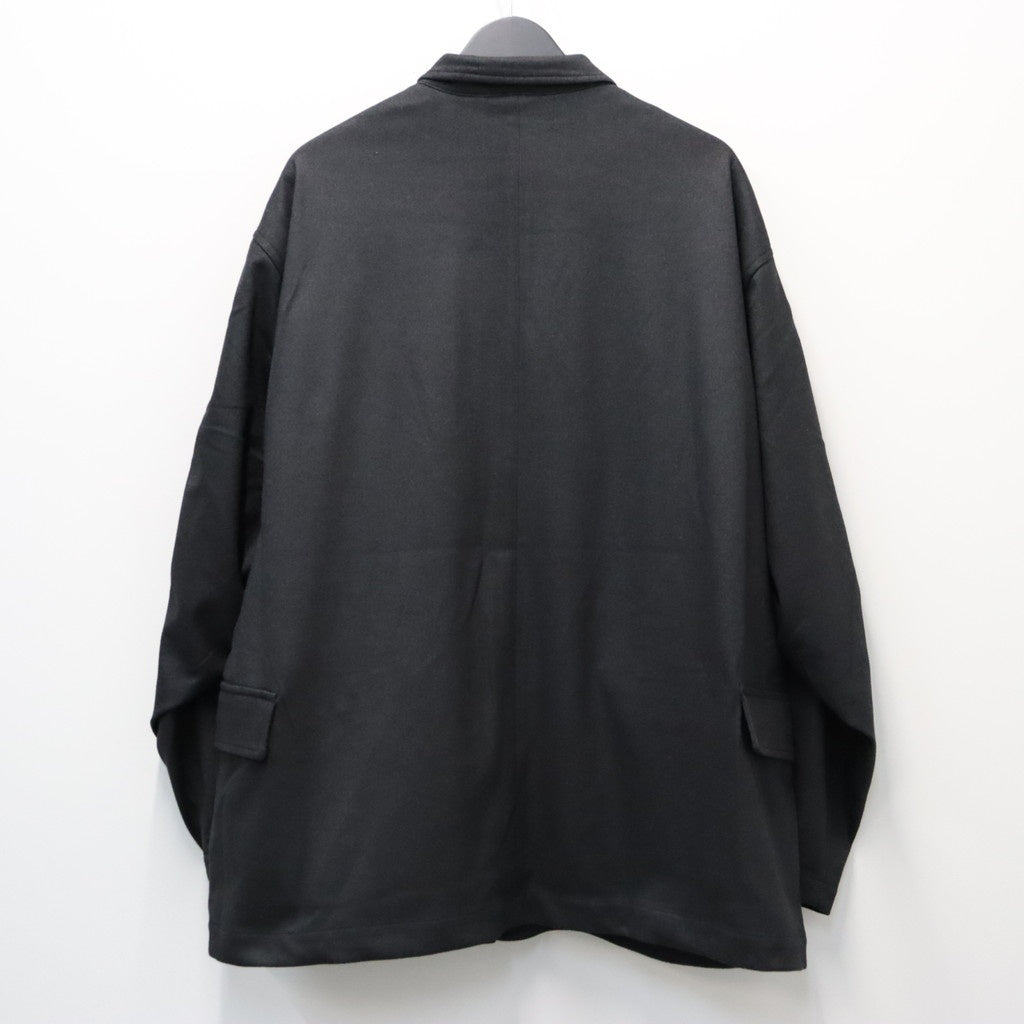 TECH LOOSE 2B JACKET FLANNEL #CHARCOAL [BJ-32026W]