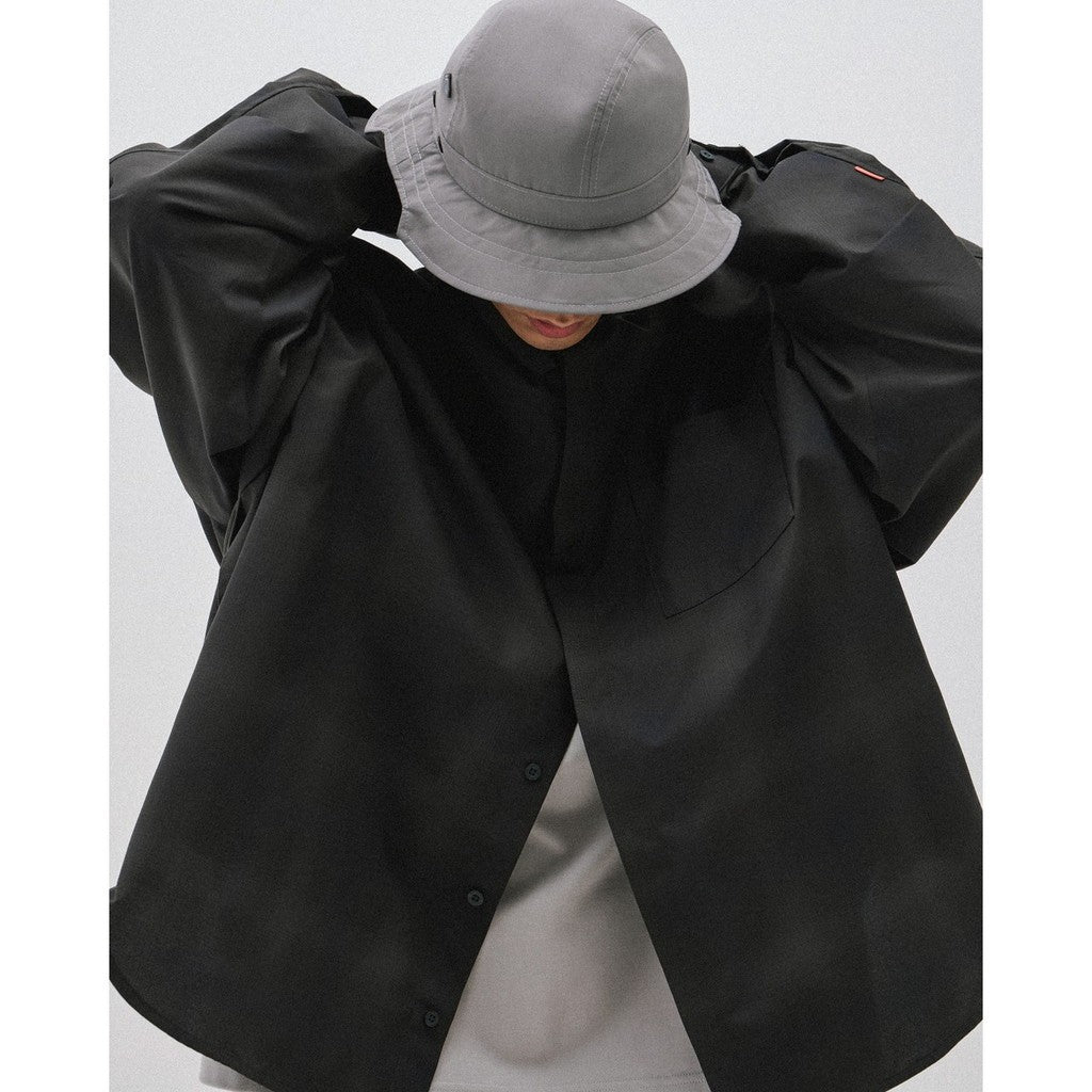 「GSR-01」 2-Layer Oversized Shirt (Light) #MIDNIGHT [GOOPI-24AW-SEP-01]