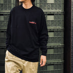 TERRIFIER | 水洗重磅圓領長袖T卹 #黑色 [TERRIFIER-WM-LT01]