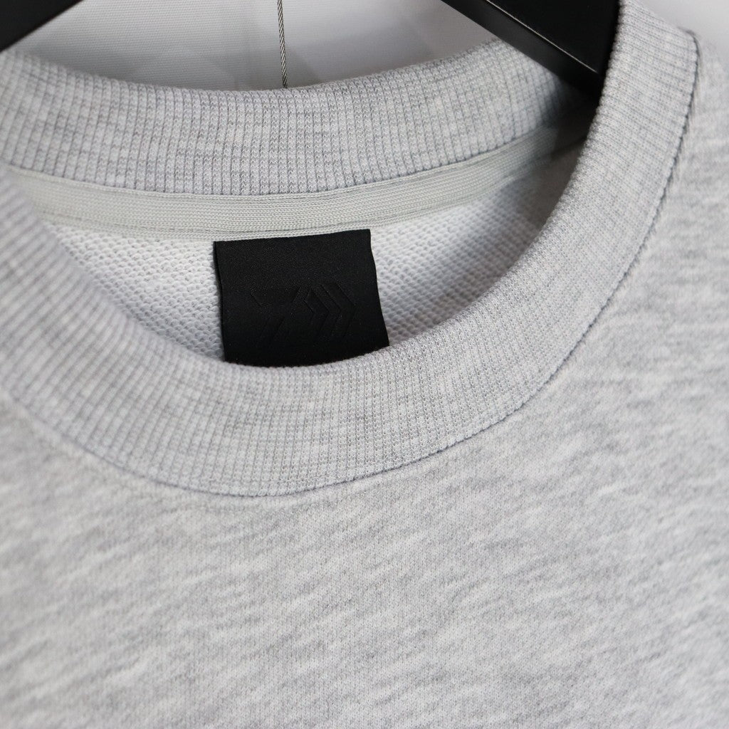 TECH SWEAT CREW S/S #TOP GRAY [BE-51025]