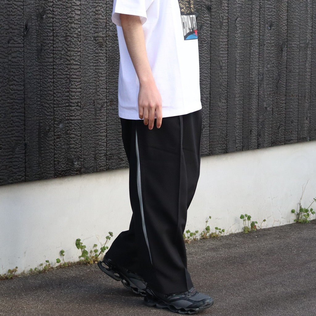 Ventilation Wide Slacks #Black [SD26S-PT05] - cocorozashi 三重県