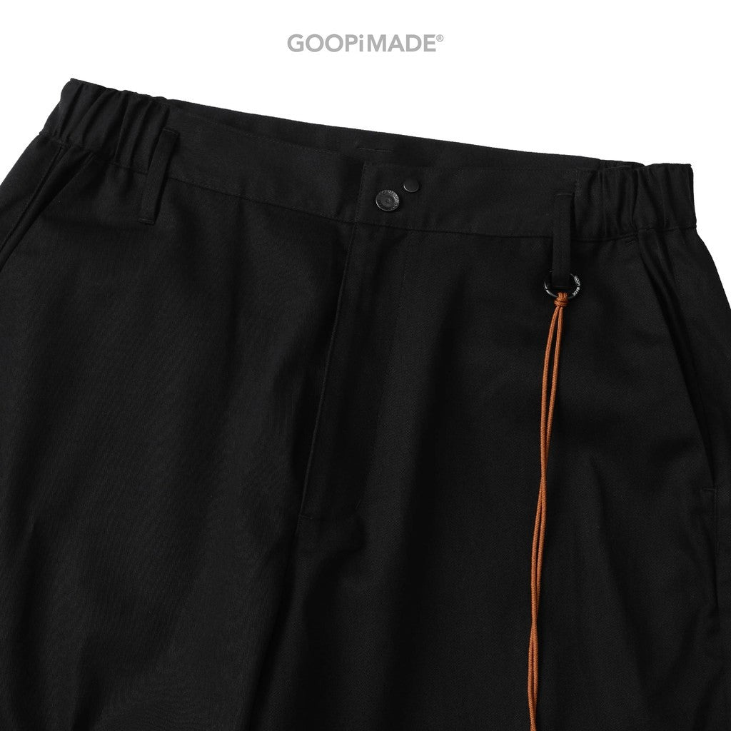P1-T Black Pants-Tapered #Black [GOOPI-26SS-JUL-03]