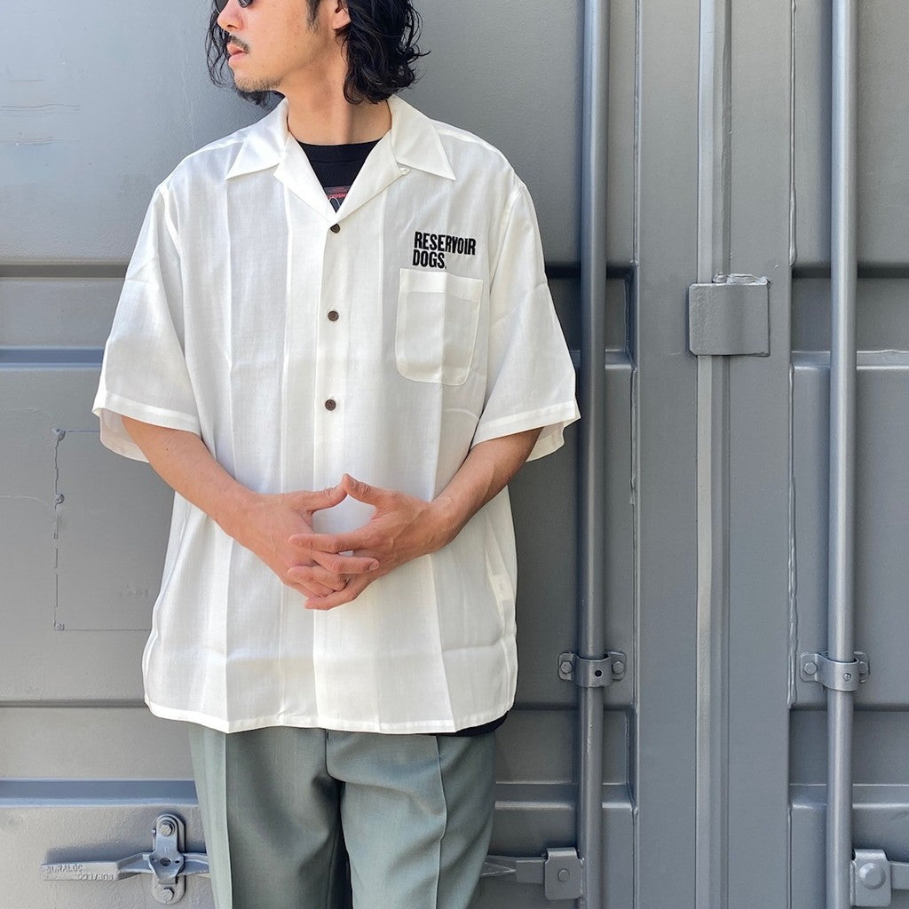 RESERVOIR DOGS | S/S HAWAIIAN SHIRT -TYPE 1- #WHITE [RD-WM-HI01]