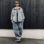 FLOCKY DENIM BALLOON PANTS #Blue [FW26-B10]