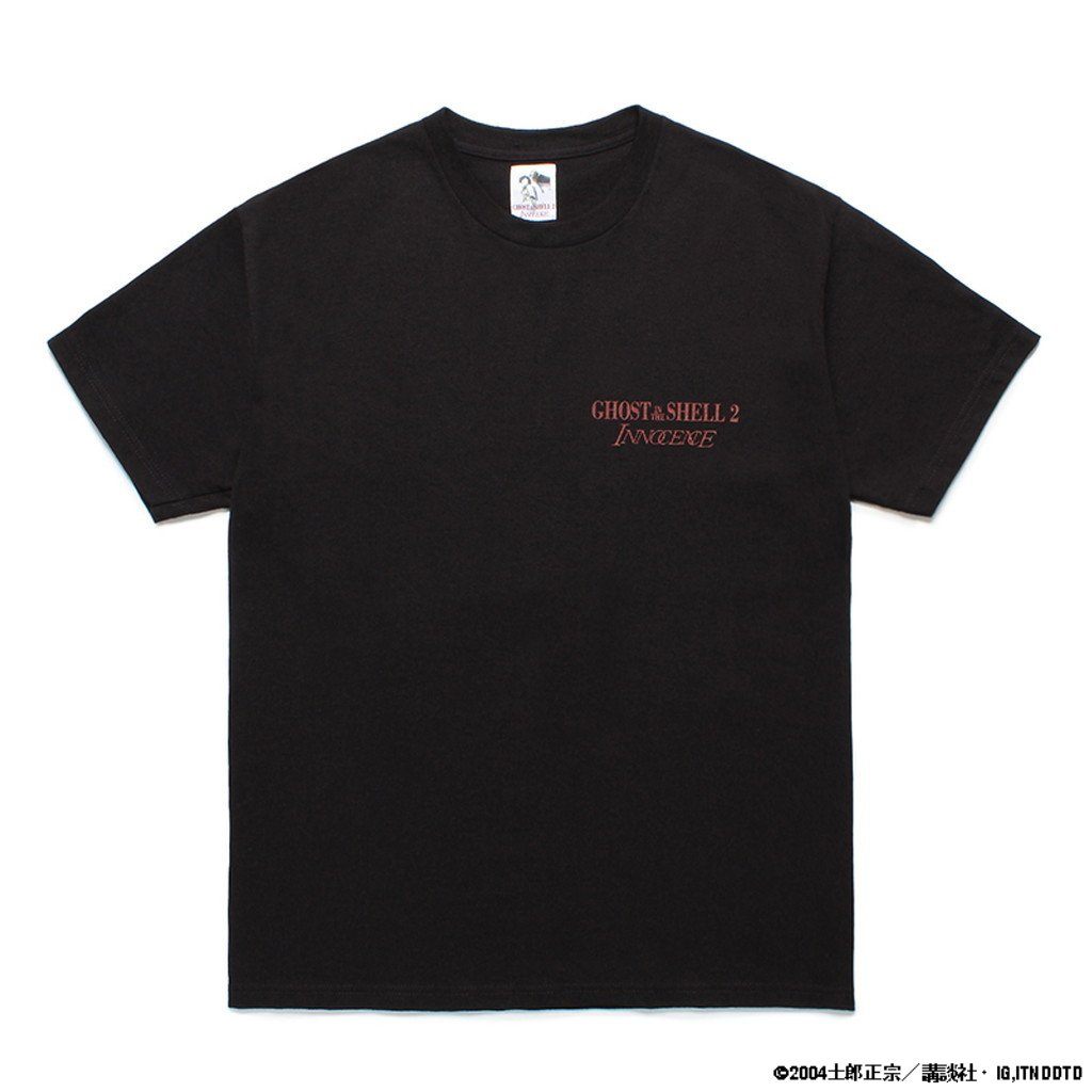 GHOST IN THE SHELL 2 INNOCENCE | CREW NECK T-SHIRT -TYPE 2- #BLACK [INNOCENCE-WM-TEE02]