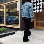 Corduroy Baggy Jeans #Black [SD26F-PT06]