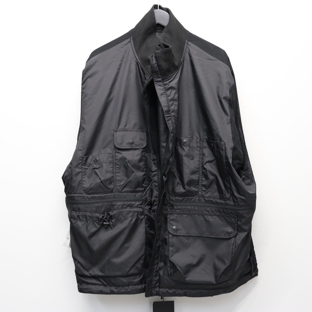 TECH SYNTHETIC SKIN WINDBREAKER JACKET #BLACK [BJ-40025W]