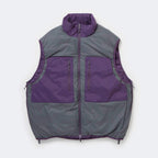 TECH REVERSIBLE CLIMBERS PUFF VEST #PURPLE×CHA [BW-23025W]