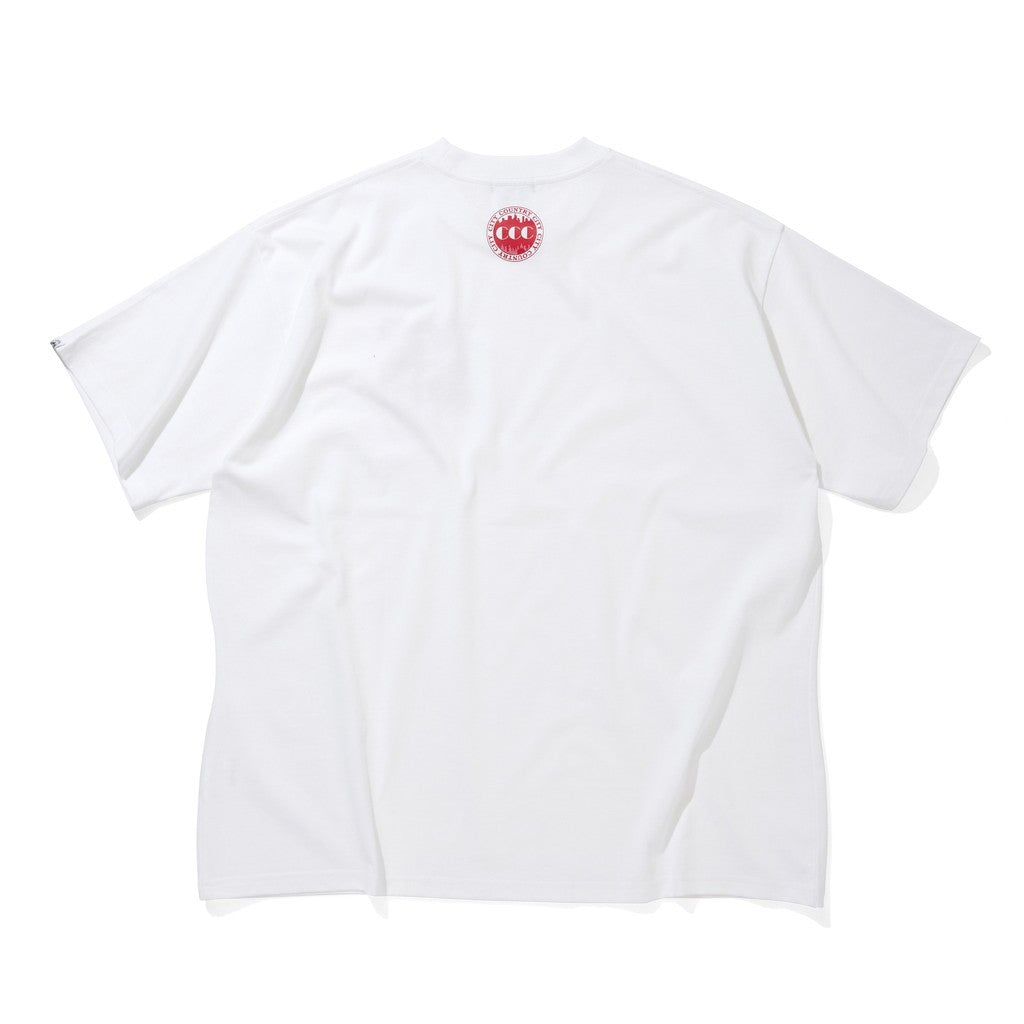 COTTON T-SHIRT_CCC DUB #WHITE [CCC-261T004]