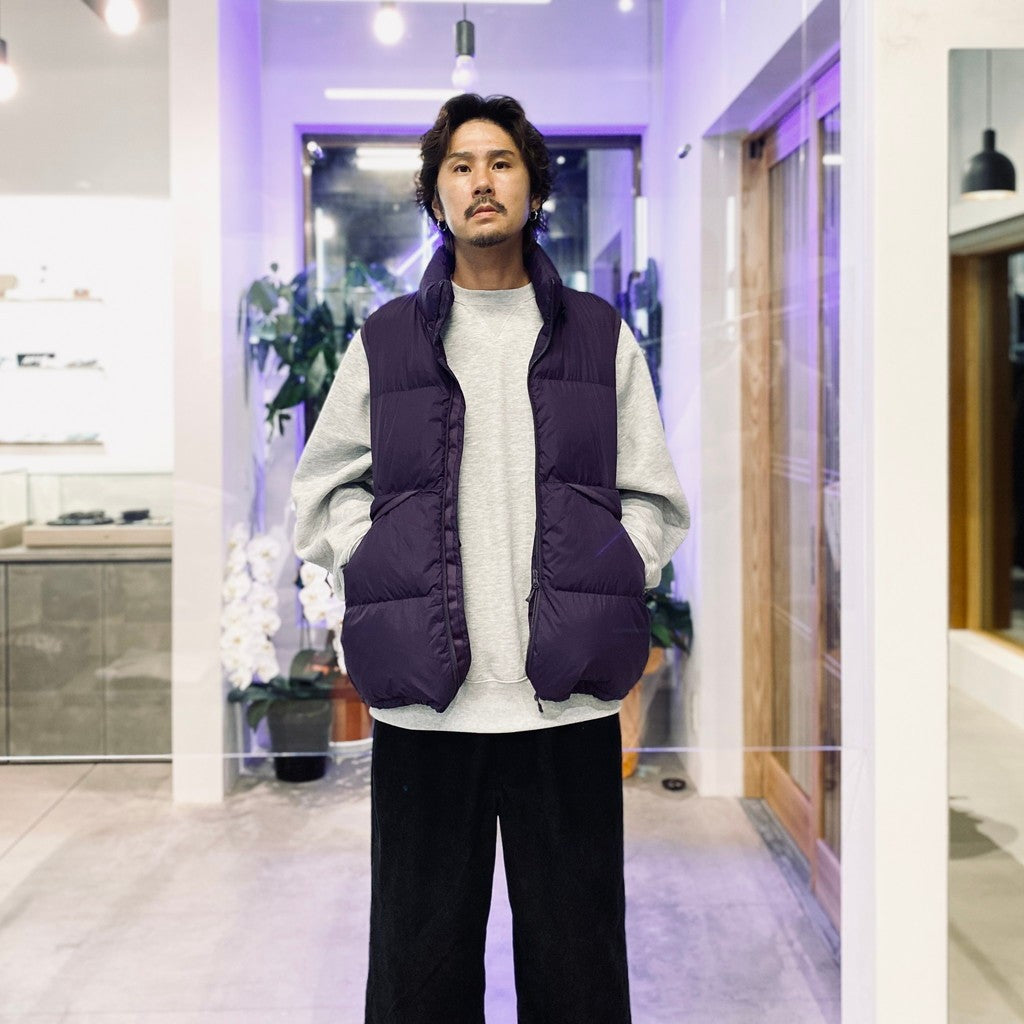 TECH ALPINE DOWN VEST #PURPLE [BW-24025W]