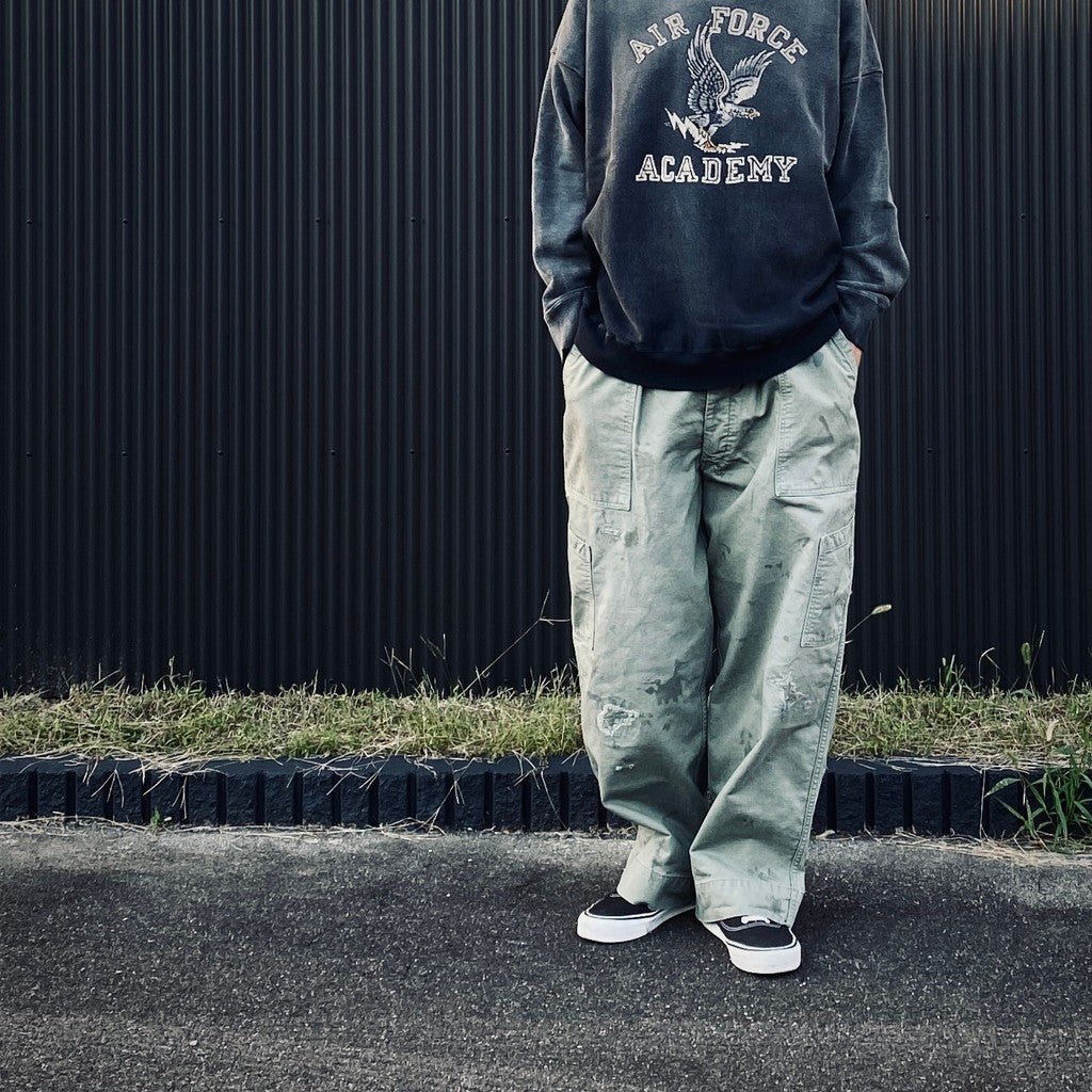 REPAIRED USAF MECHANIC PANTS #AGED SAGE GREEN [BW252-RUMP]