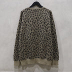 LEOPARD MOHAIR CARDIGAN #BEIGE [24FW-WMK-KN12]