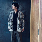 TIGER MOHAIR CARDIGAN #IVORY [25FW-WMK-KN06]