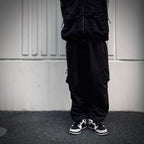 RIPSTOP CARGO BALLOON PANTS #Black [SS25-B01]
