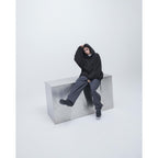 G7-H3 "Mantle" Double-Layer Hoodie #BLACK [GOOPI-23AW-JAN-03]