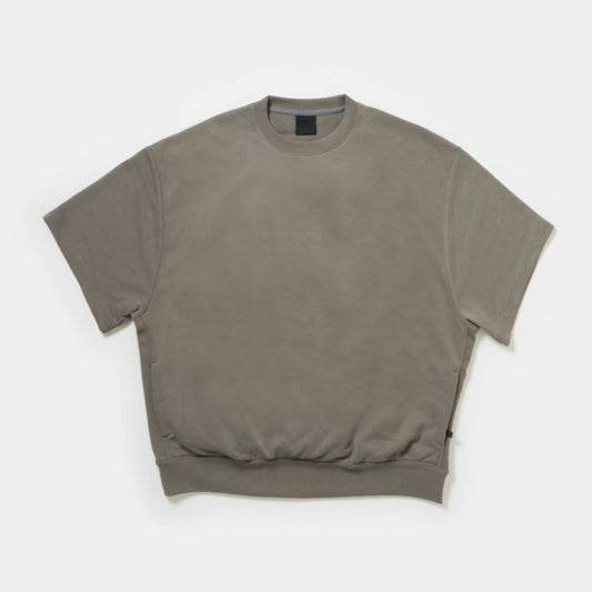 TECH SWEAT CREW S/S #WOLF GRAY [BE-51025]