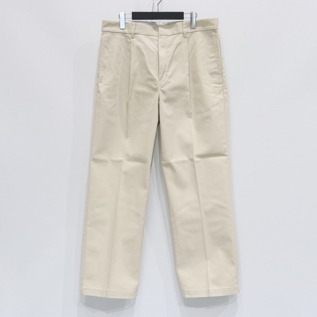 迪克斯 | 褶襉長褲 #米白色 [25SS-WMP-DC01]