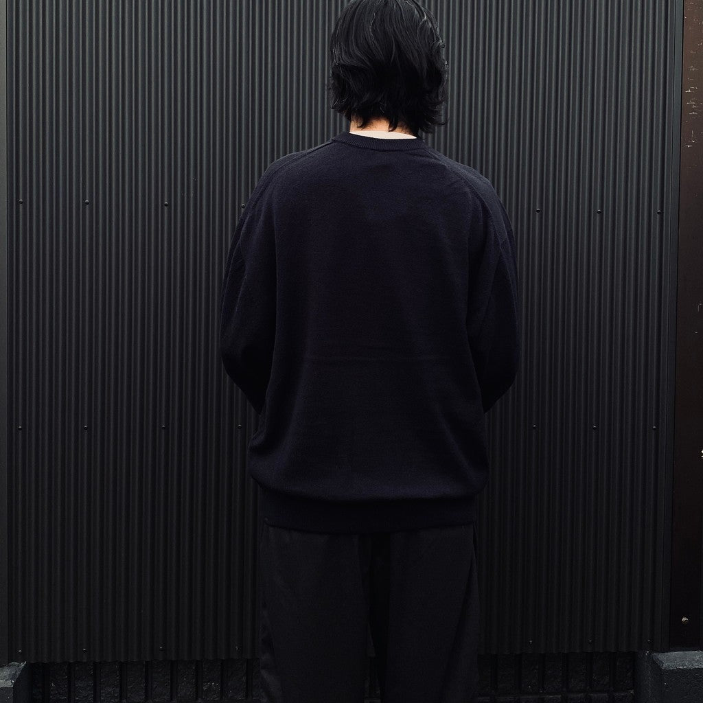 TECH KNIT CREW L/S Brewed Protein #NAVY [BE-70026W]