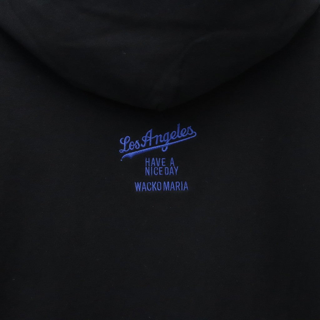 MLB | LA | HEAVY WEIGHT PULLOVER HOODED SWEAT SHIRT ( TYPE-2 ) #BLACK [MLB-WM-SS02]