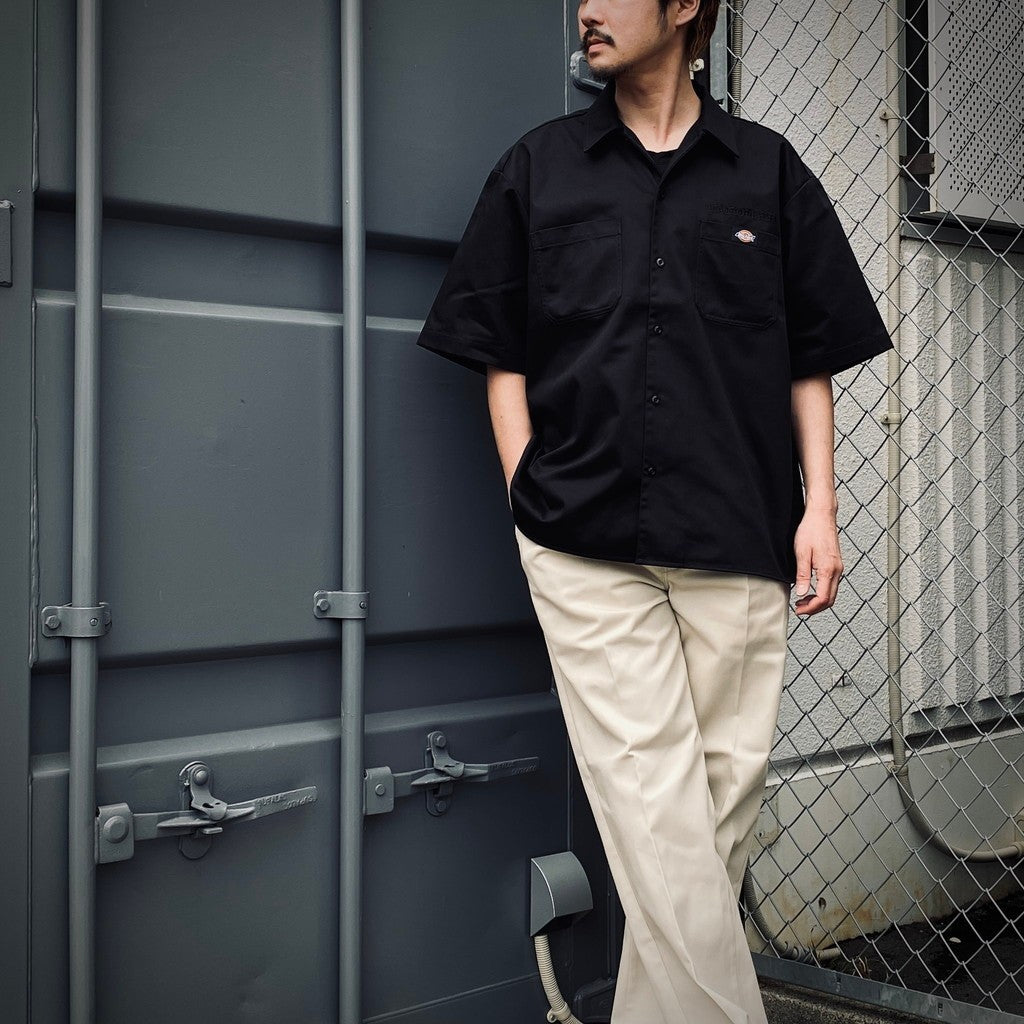 DICKIES | WORK SHIRT ( TYPE-1 ) #BLACK [25SS-WMS-DC01]