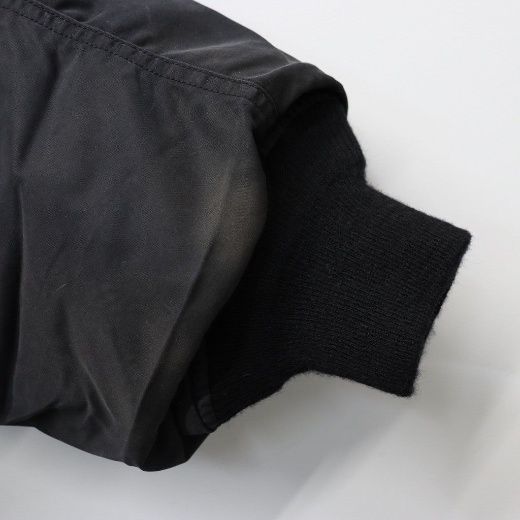 L-2B FLIGHT JACKET AGED #AGED BLACK [BW252-L2FJ]