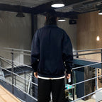 TECH SWEAT SNAP PULLOVER #NAVY [BE-53024W]