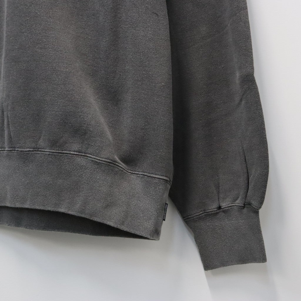 WASHED MIDDLE WEIGHT CREW NECK SWEAT SHIRT ( TYPE-1 ) #GRAY [26FWE-WMC-SS03]