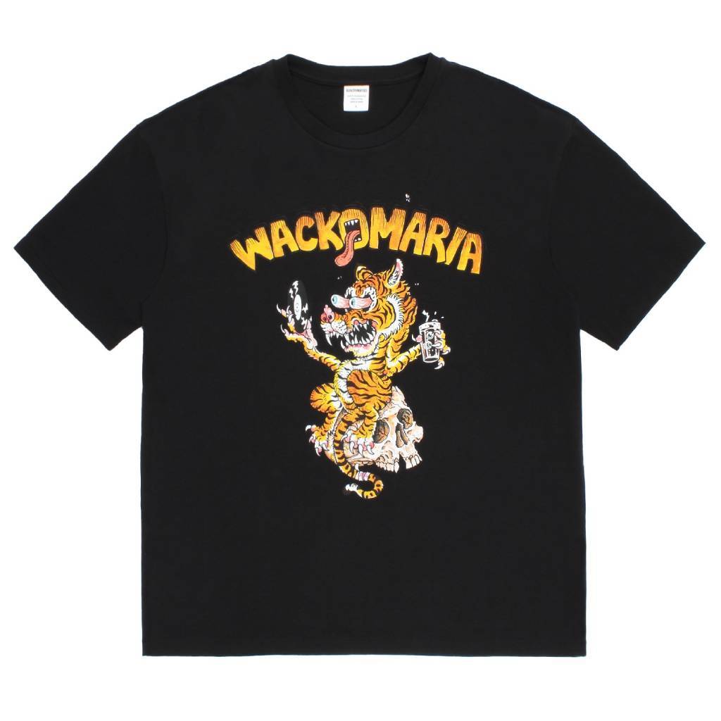 TIM LEHI | WASHED HEAVY WEIGHT CREW NECK T-SHIRT #BLACK [26SS-WMT-WT01]
