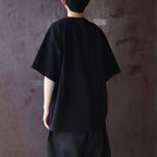 SND1 - Basic Pocket Tee (Ver. Sharp) #Black [GOOPI-26SS-APR-01]