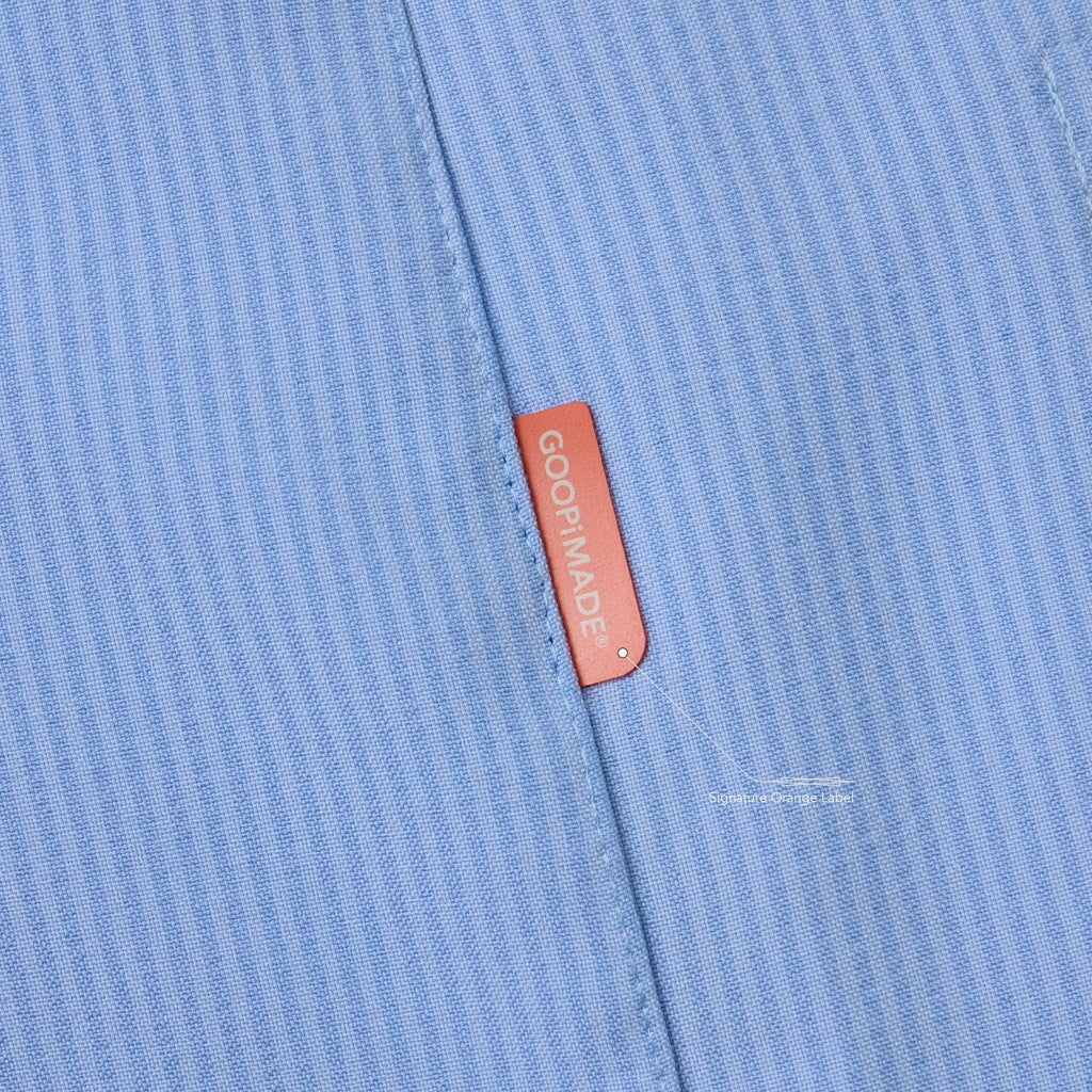 「GNV-Z」 SOFTBOX Zip-Split Wide Shirt #BLUE [GOOPI-25SS-JUN-02]