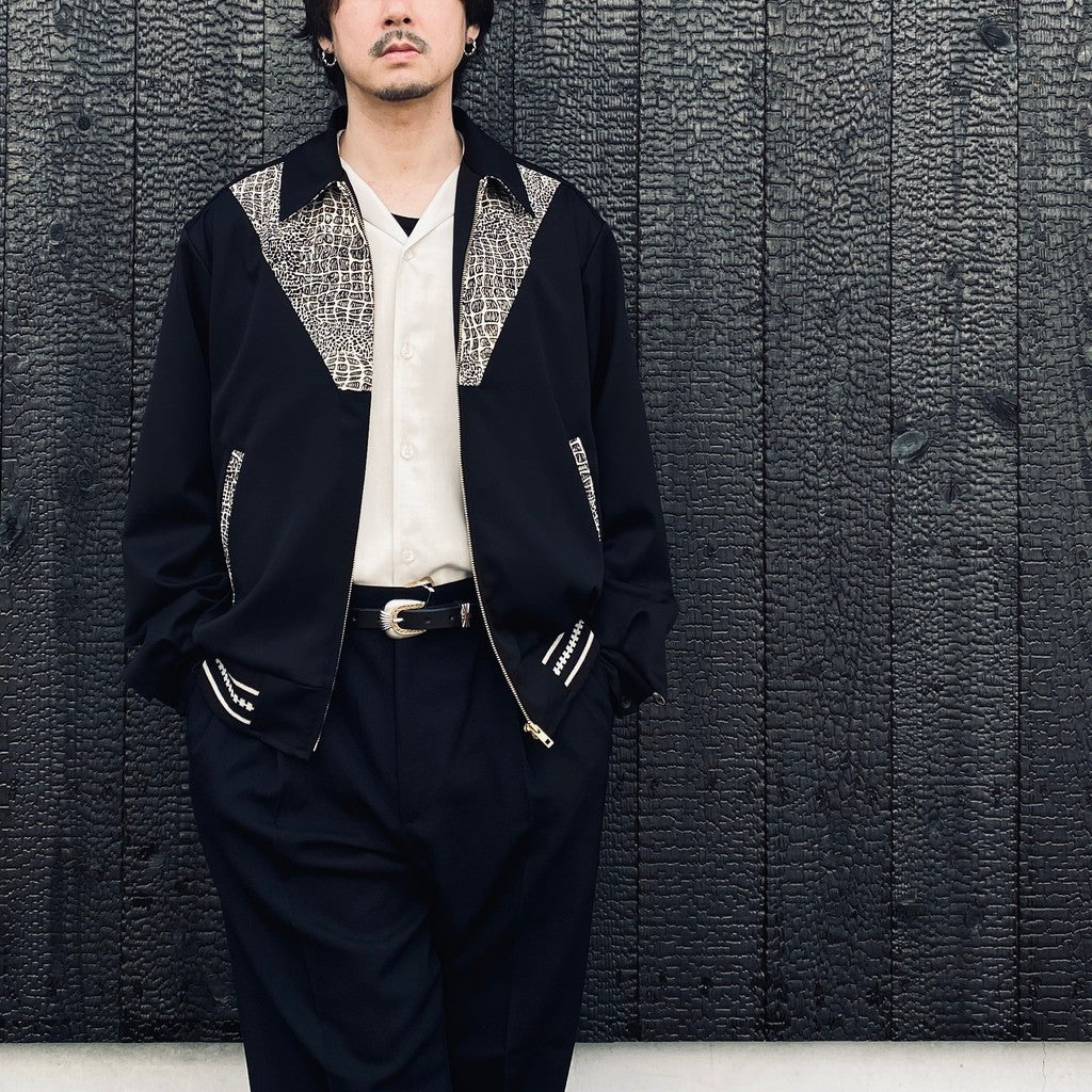 【新品未使用】WOLF'S HEAD / 50'S JACKET WOLF'S HEAD | 50'S JACKET -B- ( TYPE-2 ) #BLACK [WOLFSHEAD-WM-BL23