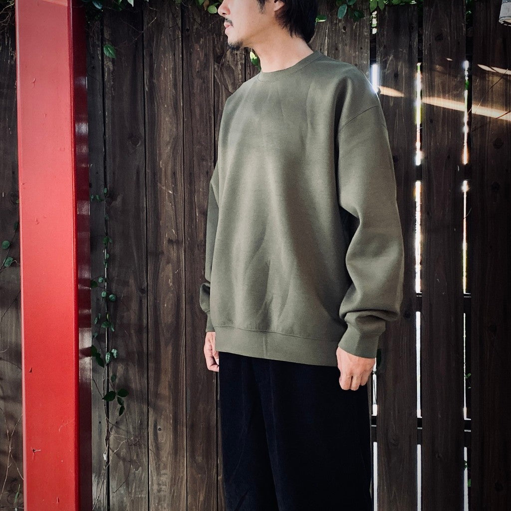 TECH SCUBA KNIT CREW #OLIVE [BE-60025W] - cocorozashi 三重県四日市