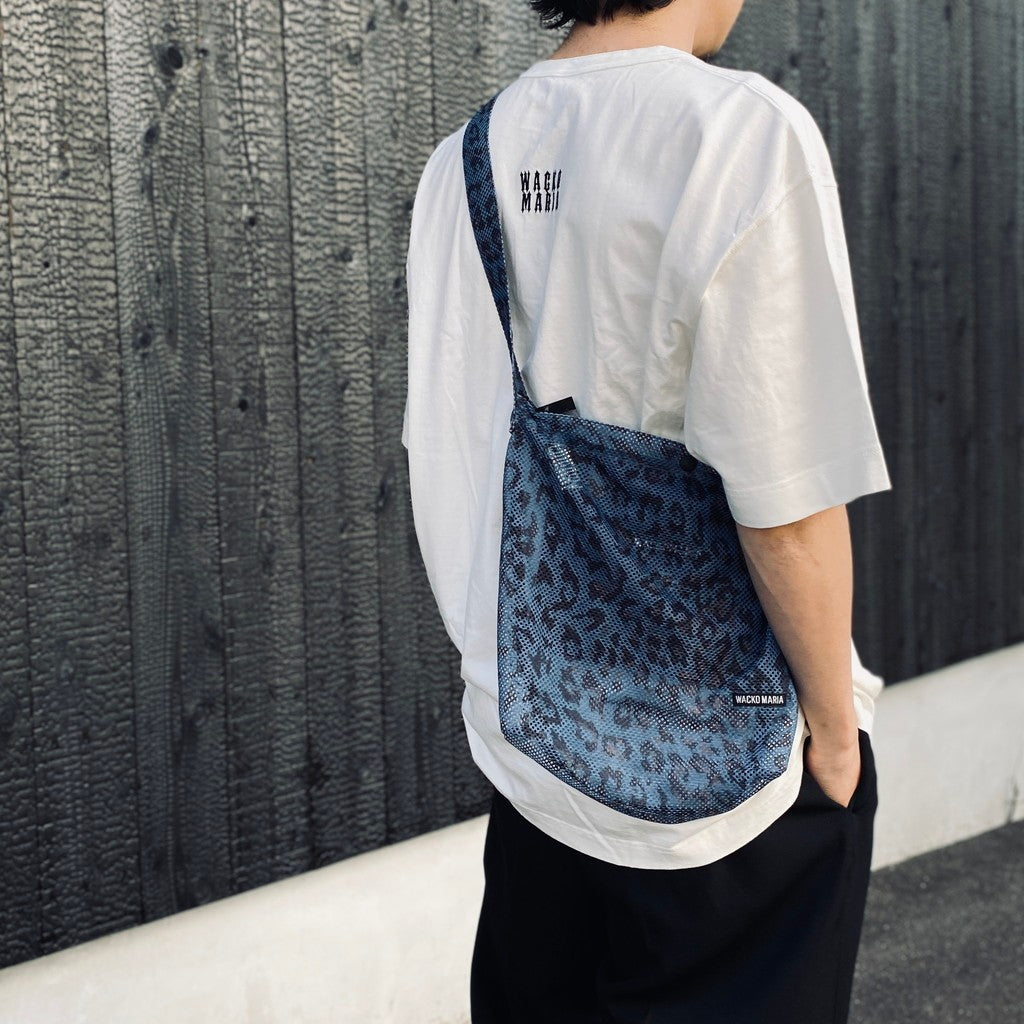 SPEAK EASY | LEOPARD SHOULDER BAG #NAVY [26SS-WMA-BG11]