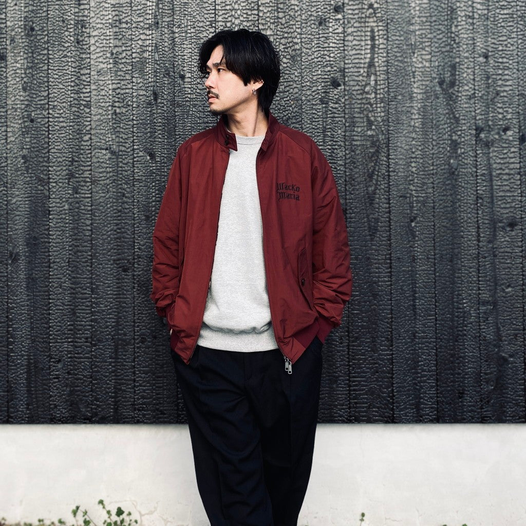 BARACUTA | G9 HARRINGTON JACKET #BURGUNDY [26SS-WMO-BC01]