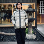 D.D. SHELL HOODED DOWN JACKET #936 FLINT GREY [21CMOW702A -26FWM]