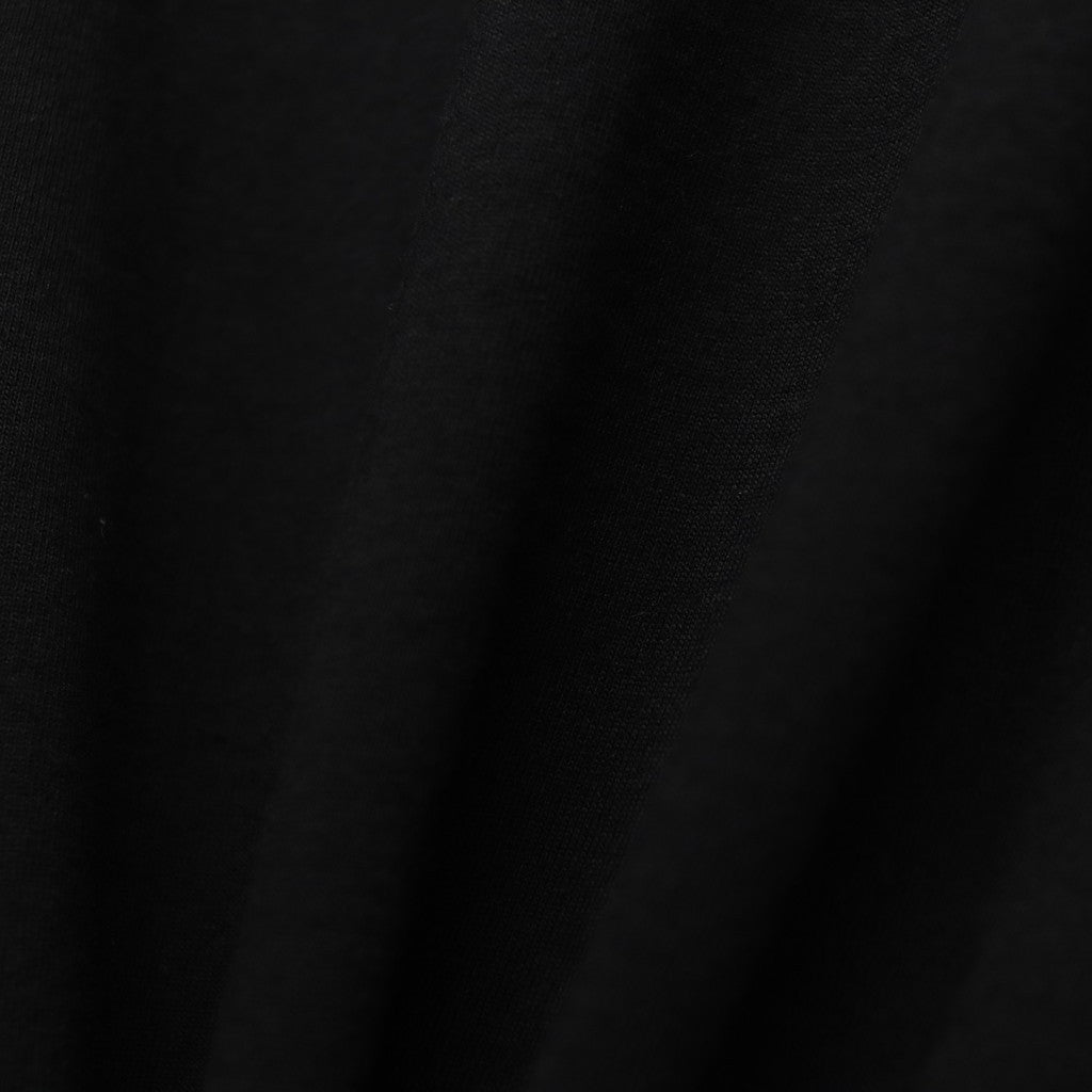 水洗重磅圓領長袖T卹（1型）#黑色 [25FW-WMT-LT03]