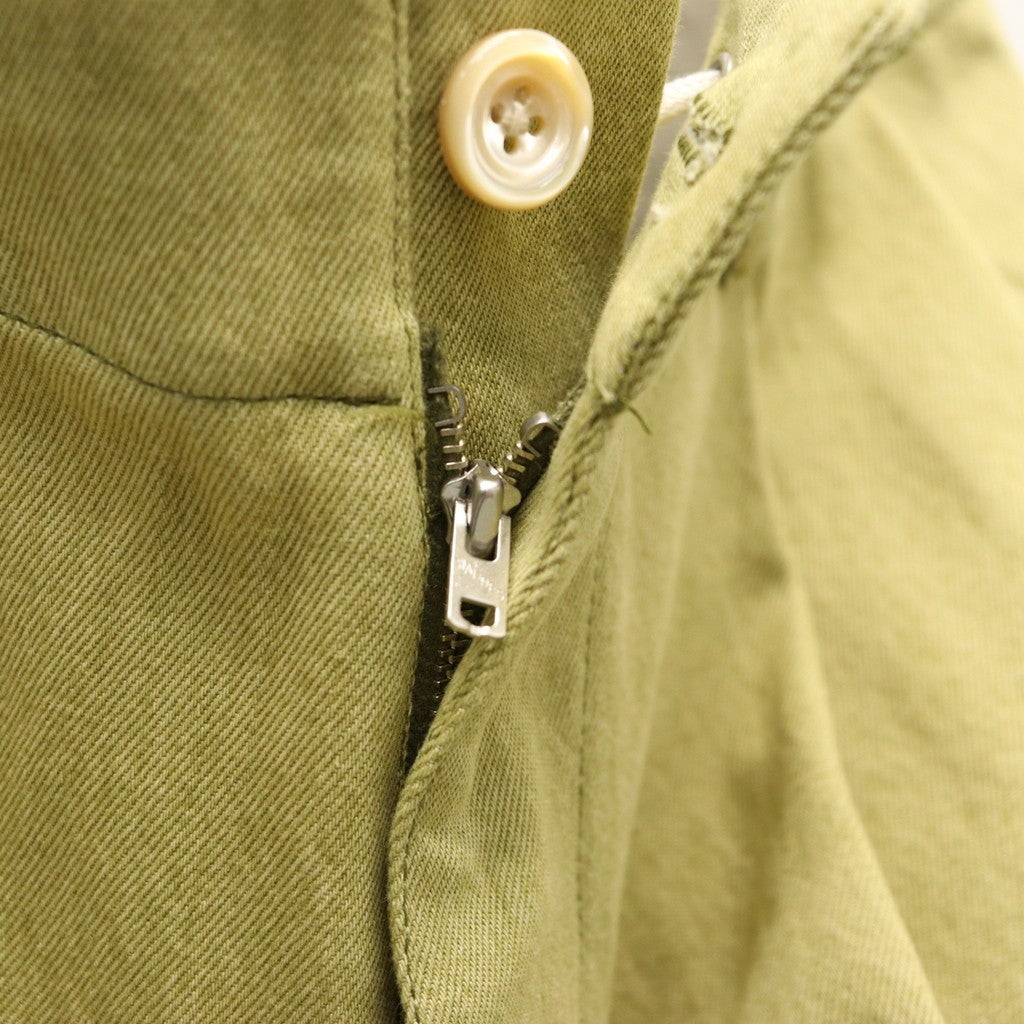 2TUCK WIDE PANTS（DENIM） #PISTACHIO [AY-1026B]