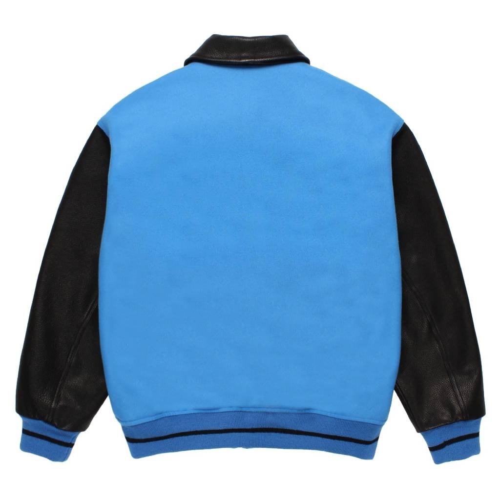 LEATHER VARSITY JACKET ( TYPE-1 ) #BLUE [26SS-WMO-BL05]