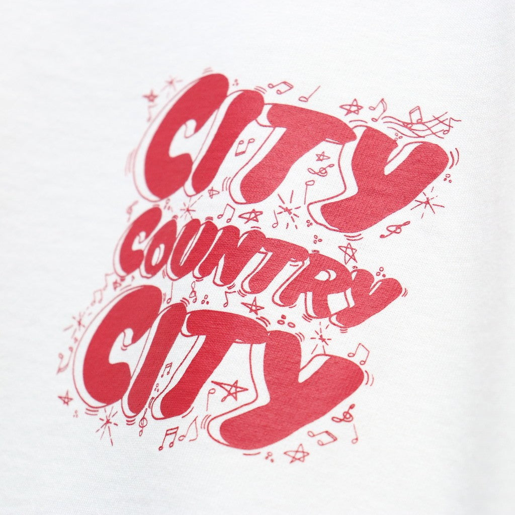 COTTON T-SHIRT_CCC DUB #WHITE [CCC-261T004]