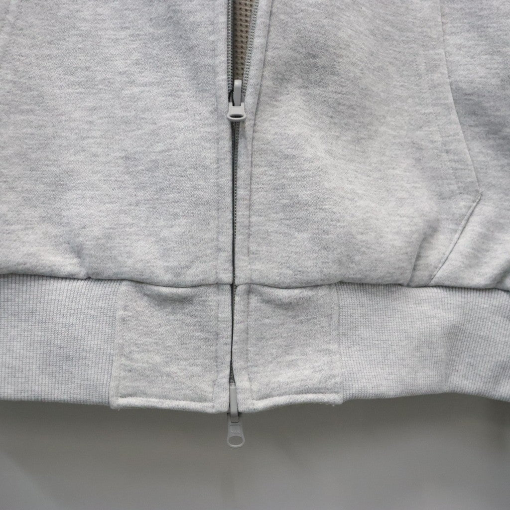 TECH SWEAT DOUBLE FACE PARKA #HEATHER GRAY [BE-54026W]