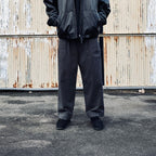 2TUCK WIDE CUT&SEW PANTS #GRAY [AY-1027]