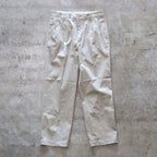 DOUBLE PLEATED CHINO TROUSERS #L-BEIGE [24FW-WMP-PT02]