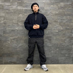 MILITARY CARGO DOWN PANTS #BLACK [TAION-132ML-1]