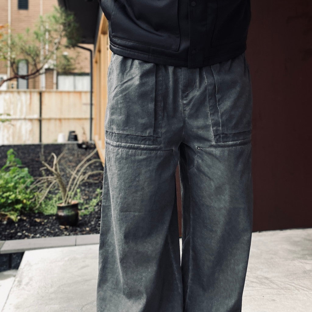 GARMENT DYE WORK TROUSER #CHARCOAL [FST03262U0001]
