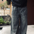 GARMENT DYE WORK TROUSER #CHARCOAL [FST03262U0001]