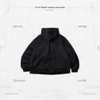 G7-H3 "Mantle" Double-Layer Hoodie #BLACK [GOOPI-23AW-JAN-03]