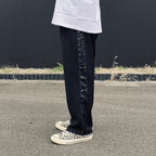 Side line python pants #black [BV-PT2600510]
